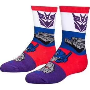 Cool Socks for Kids, Retro Cartoons Styles, Fun Graphic Prints, Youth Sizes, Assorted