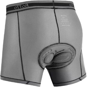 ROTTO Mens Padded Cycling Underwear Bike Shorts 3D MTB Liner Quick Drying