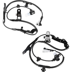 2 Pcs ABS Wheel Speed Sensors Compatible with Toyota Sequoia 4.7L V8 2001 to 2007, Toyota Tundra V6 V8 2000 to 2006, Front Left and Right abs Sensors, Replacement for 89543-0C010, 89542-0C010