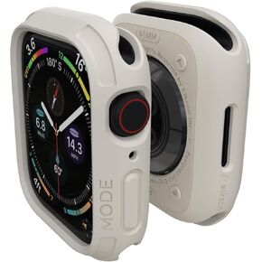 elkson Compatible with Apple Watch 40mm Bumper Case, Quattro Series Rugged Case for Apple Watch SE and iWatch Series SE2 6 5 4, Military Grade Durable Protective Cover, Flexible Shock Proof, Black