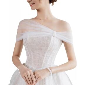 Women's Lace Wedding Bridal Bolero Jackets Shawl Formal Party Prom Evening Cape for Bride Bridesmaid Wrap Shrugs