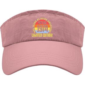 Vintage 1974 Limited Edition 50 Year Old Gifts 50th Birthday Cap Visor for Women Visor Hats Uv