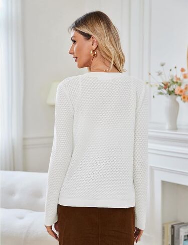 GRACE KARIN Womens 2024 Cardigan Sweaters Dressy Long Sleeve Button Down Sweater Jacket Open Front Sweater with Pockets in Saudi Arabia
