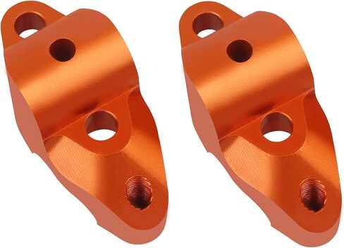 Handlebar Risers 1-1/8" 28mm CNC Aluminum Replacement for 1290 Super ADV 2015-2018 1050 Adventure 2016 1090 ADV R/L 2016-2018 Orange Handlebar Extension Adapters Clamp in Saudi Arabia