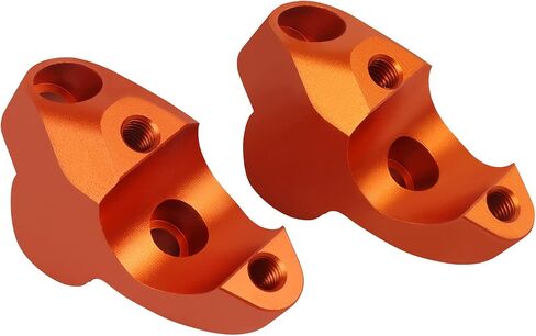 Handlebar Risers 1-1/8" 28mm CNC Aluminum Replacement for 1290 Super ADV 2015-2018 1050 Adventure 2016 1090 ADV R/L 2016-2018 Orange Handlebar Extension Adapters Clamp in Saudi Arabia