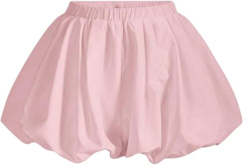 Women's Elastic High Waist Shorts Summer Fashion Wide Leg Bloomers Shorts in Saudi Arabia