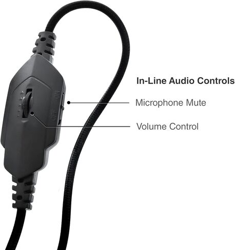 Nyko Ns-4500 Wired Headset for Nintendo Switch - Lightweight Headphones w/Adjustable Microphone - Compatible w/ PS4, PS5, Xbox One, Xbox X/S & Switch - Nintendo Switch Accessories (Black/Red) in Kuwait