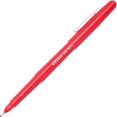 أقلام مسامية ذات أطراف لباد من العلامة التجارية Office Depot®، نقطة متوسطة، 1.0 مم، ألوان متنوعة، عبوة من 16 قلمًا in Saudi Arabia