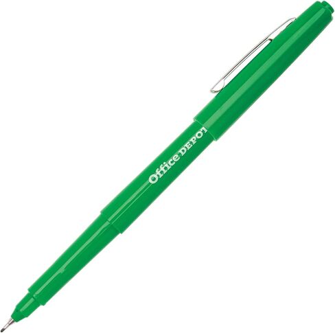 أقلام مسامية ذات أطراف لباد من العلامة التجارية Office Depot®، نقطة متوسطة، 1.0 مم، ألوان متنوعة، عبوة من 16 قلمًا in Saudi Arabia