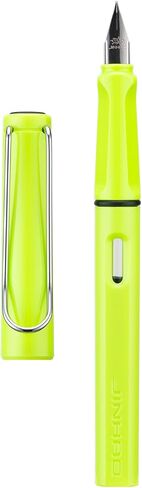 مجموعة أقلام حبر جينهاو 619 من الراتنج، 5 قطع، قلم كتابة ناعم من الإيريديوم مع محول حبر (لون موراندي) in Kuwait