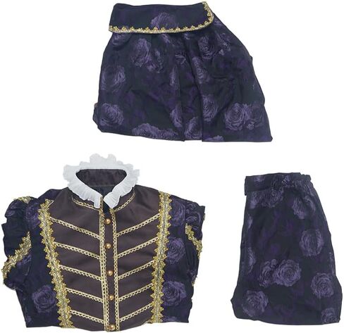 Victorian Rococo Costume Elizabethan Tudor Suits Mens Medieval Nobleman Outfit King Cosplay Halloween in Saudi Arabia