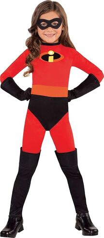 زي The Incredibles من Party City - يشتمل على بذلة وقفازات وقناع - الهالوين وحفلات أعياد الميلاد والمناسبات ذات الطابع الخاص in Saudi Arabia