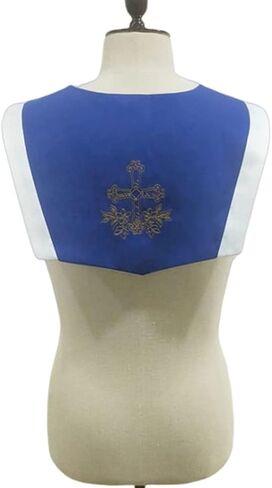 BLESSUME Unisex Church V Shape Choir Stole Collar with Cross in Kuwait