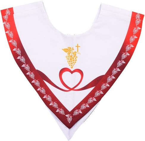 BLESSUME Unisex Church V Shape Choir Stole Collar with Cross in Kuwait
