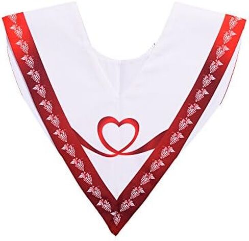 BLESSUME Unisex Church V Shape Choir Stole Collar with Cross in Kuwait
