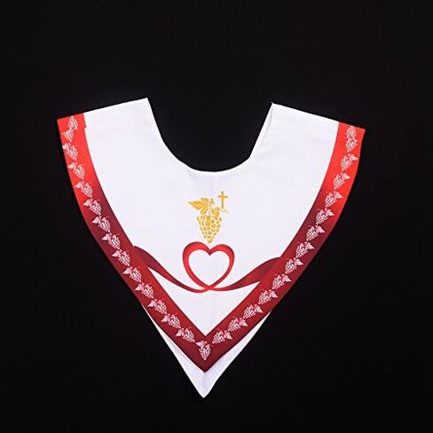 BLESSUME Unisex Church V Shape Choir Stole Collar with Cross in Kuwait