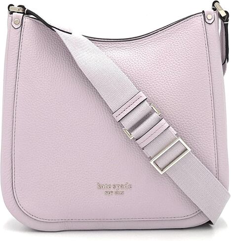 Kate Spade New York Women's Leather Roulette Medium Messenger Bag Lilac Moonlight in Saudi Arabia