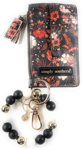Simply Southern Bead Bangle Wallet (White Field, One Size) in Saudi Arabia
