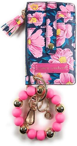 Simply Southern Bead Bangle Wallet (White Field, One Size) in Saudi Arabia
