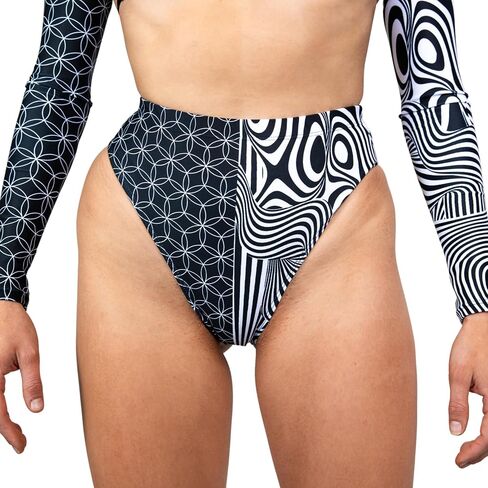 Freedom Rave Wear - Brazilian Bottoms: Trendy High Waist Festival Thongs in Saudi Arabia