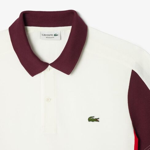 Lacoste Men's Regular Fit Short Sleeve Color Blokced Polo Shirt in Saudi Arabia
