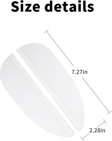 مرآة الرؤية الخلفية للسيارة، واقي حاجب المطر، قطعتان من حاجب المطر الأسود للمرآة الجانبية، غطاء واقي من الدخان مقاوم للماء، ملحقات لمعظم شاحنات سيارات الدفع الرباعي (أسود، 2) in Kuwait