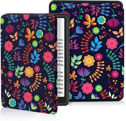 MOROCK Slim Case for Kindle Paperwhite 11th Generation(2021 Release,Model NO.M2L3EK),Fits 6.8" Amazon Kindle Paperwhite Signature Edition, Lightweight PU Leather Cover,Misty Blue in Kuwait