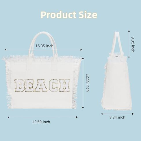 Beach Bags for Women, Women Tote Bag,Shoulder Bag for Women Summer Vacation in Saudi Arabia