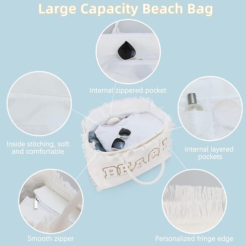 Beach Bags for Women, Women Tote Bag,Shoulder Bag for Women Summer Vacation in Saudi Arabia