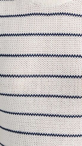 Madewell Women's Stripe Melina Puff Trim Vest in Saudi Arabia