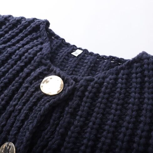 Flygo Womens Crop Button Knit Sweater Vest Chunky Cable Knitted Cardigan Vests Sleeveless 2024 Summer Sweaters in Saudi Arabia