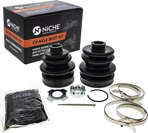 NICHE Rear CV Axle Boot Kit For Suzuki 64931-31G03 64930-31G03 King Quad 700 ATV in Saudi Arabia