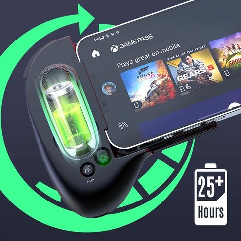 ShanWan Mobile Game Controller for iphone/Android with PHONE CASE Support, Bluetooth Wireless Gamepad - PS Remote Play, Xbox Cloud, Steam Link, GeForce NOW, MFi Arcade Games-Long Battery Life in Kuwait