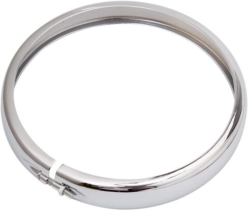 Motorcycle 5.75" Headlight Trim Ring 5 3/4" Head Lamp Decorative Ring Fit for Harley Sportster 883 1200 Forty Eight Dyna Softail (Black) in Saudi Arabia