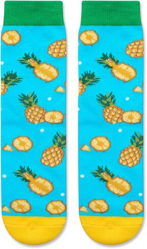 HAPPYPOP Pineapple Gifts for Women and Kids 7-9 Years, Funny Hawaiian Pineapple Socks in Saudi Arabia