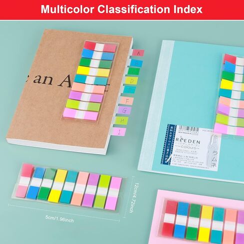 علامات تبويب علامات الصفحة - 6 علامات تبويب ملاحظات لاصقة، علامات تبويب الكتب، ملاحظات لاصقة للكتاب، علامات تبويب الفهرس اللاصقة، علامات تبويب لاصقة للكتب التوضيحية، ملصق علامات علامات الصفحة لتصنيف علامات الصفحة in Kuwait