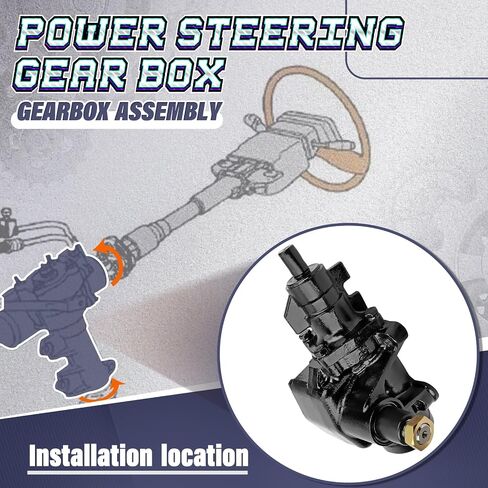 27-7616 Complete Power Steering Gear Box Gearbox Assembly Fit for Dodge Ram 1500 2006-2008 | Ram 2500/3500 2003-2008 | Ram 4000 2005-2008, L6 5.9L/L6 6.7L 4WD, Replace# 52106835AC, 52106835AE in Saudi Arabia