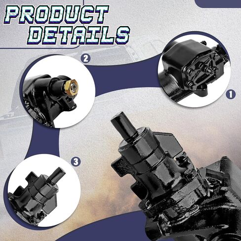 27-7616 Complete Power Steering Gear Box Gearbox Assembly Fit for Dodge Ram 1500 2006-2008 | Ram 2500/3500 2003-2008 | Ram 4000 2005-2008, L6 5.9L/L6 6.7L 4WD, Replace# 52106835AC, 52106835AE in Saudi Arabia