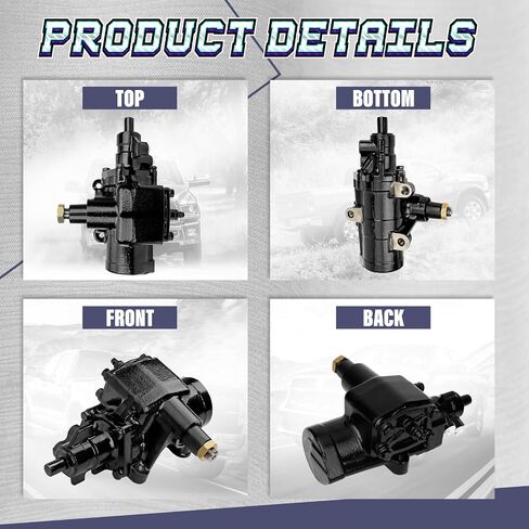 27-7616 Complete Power Steering Gear Box Gearbox Assembly Fit for Dodge Ram 1500 2006-2008 | Ram 2500/3500 2003-2008 | Ram 4000 2005-2008, L6 5.9L/L6 6.7L 4WD, Replace# 52106835AC, 52106835AE in Saudi Arabia