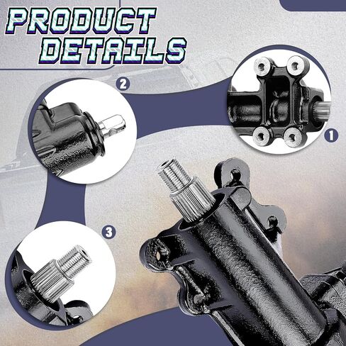 27-8417 مجموعة علبة تروس توجيه الطاقة مناسبة لسيارة Jeep Wrangler JK 2007، 2008، 2009، 2010، 2011، 2012، 2013، 2014، 2015، 2016، 2017، 2018، استبدل رقم OE 52126348AA، 52126348AA in Saudi Arabia