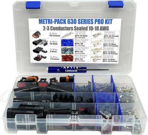 2-Pack، 46Amp (3-PIN) أطراف موصلات مقاومة للماء وأختام 10-12-14-16 AWG in Kuwait