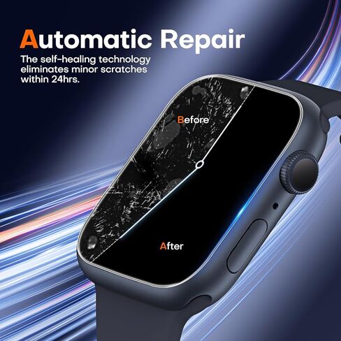 عبوتان من حافظة LϟK لساعة Apple 40 مم SE/Series 6/5/4 واقي شاشة مدمج من الزجاج المقوى، غطاء كامل واقٍ صلب من البولي كربونات لساعة iWatch 40 مم - شفاف in Kuwait