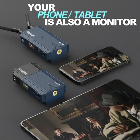 جهاز ارسال واستقبال فيديو لاسلكي مارس 300 برو من هوليلاند [رسمي] HDMI مع وقت استجابة منخفض 0.08 ثانية، لمصوري الفيديو والمصورين والمخرجين السينمائيين (محسن) in Kuwait