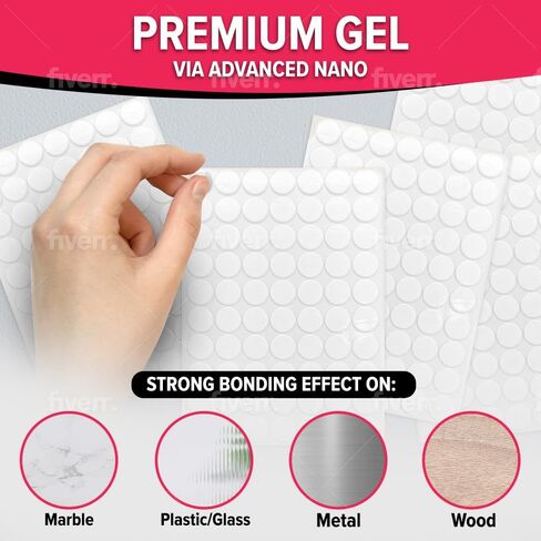 ملصق لاصق من Everest معجون لاصق غير سام، معجون تثبيت آمن على الحائط لتعليق الصور وإطار الصور، ملصق لاصق لا يترك أثرًا لتزيين المهرجان. (350) in Kuwait