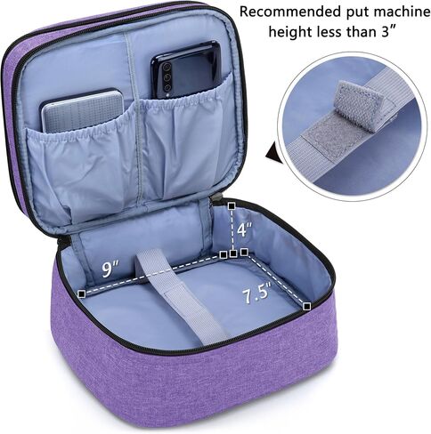LUXJA Carrying Bag Compatible with DR.J Mini Projector, Black | Portable Case for Most Mini Projector and Accessories in Kuwait