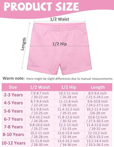 Ruisita 6 قطع من شورتات الدراجة للفتيات شورتات الرقص المسامية، شورتات الملعب، شورتات السلامة، شورتات اليوغا in Kuwait