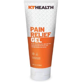 KT Health, Pain Relief Gel, Time-Released Topical Relief from Back Pain, Sciatica and Arthritis, 3.4 oz Tube