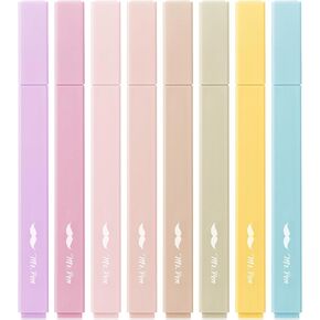 Mr. Pen- Aesthetic Highlighters, 8 pcs, Chisel Tip, Neutral Colors, Cute Highlighters Assorted Colors, Bible Highlighters and Pens No Bleed Highlighters for Bible Pages No Bleed