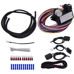 labwork 12 Circuit Universal Wiring Harness Muscle Car Hot Rod Street Rod XL Wires New