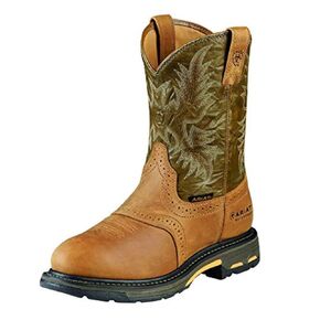 Ariat 1000863595EE Workhog H2O Waterproof Composite Toe Work Boot, Capacity, Volume, Leather, 9.5 Wide, Brown